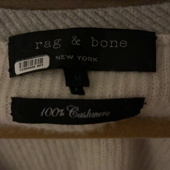 Rag & Bone 100% Cashmere V Neck Lightweight Sweater, size M - Picture 4 of 7